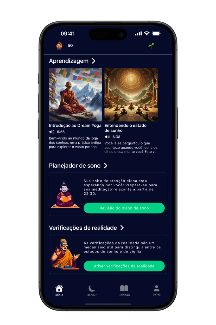 Baixe o Mindful Slumber na Apple App Store